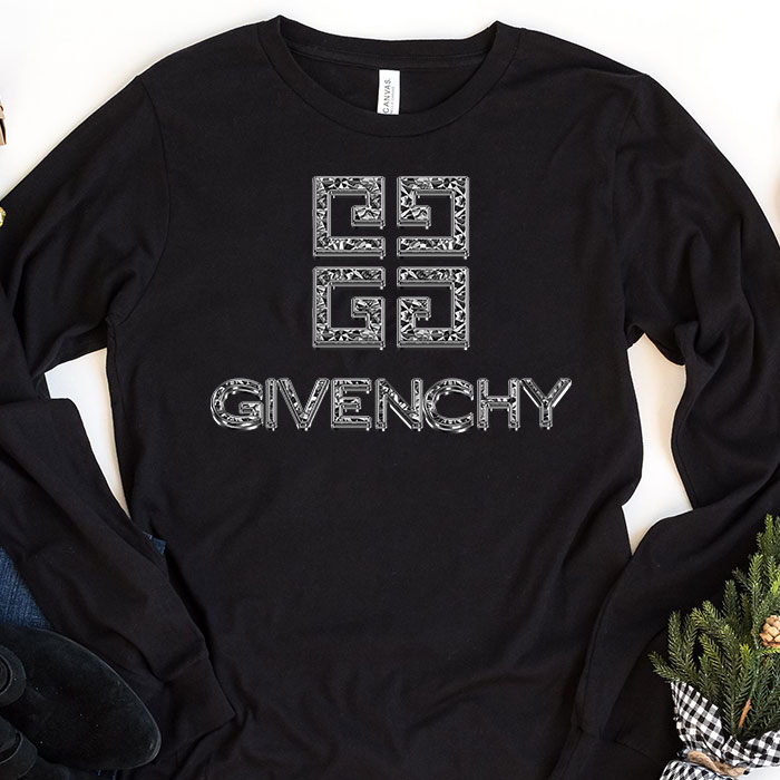 Givenchy-Diamond-Logo-Luxury-Kid-Tee-Unisex-Longsleeve-Shirt-LTB0619 Givenchy Diamond Logo Luxury Kid Tee Unisex Longsleeve Shirt LTB0619