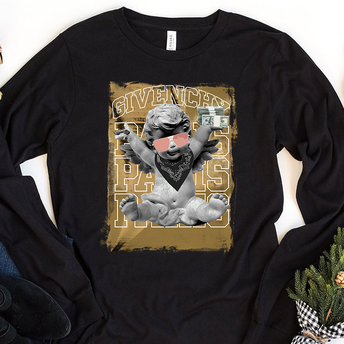 Givenchy-Logo-Luxury-Baby-Angle-Kid-Tee-Unisex-Longsleeve-Shirt-LTB0649 Givenchy Logo Luxury Baby Angle Kid Tee Unisex Longsleeve Shirt LTB0649