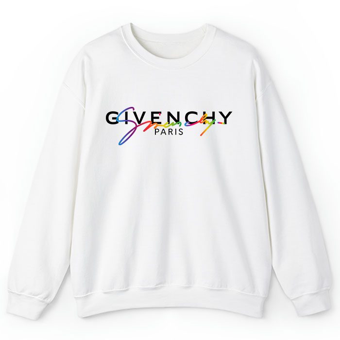 Givenchy-Logo-Luxury-Crewneck-Sweatshirt-CSTB0618 Givenchy Logo Luxury Crewneck Sweatshirt CSTB0618
