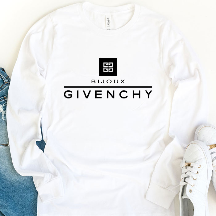 Givenchy-Logo-Luxury-Kid-Tee-Unisex-Longsleeve-Shirt-LTB0611-1