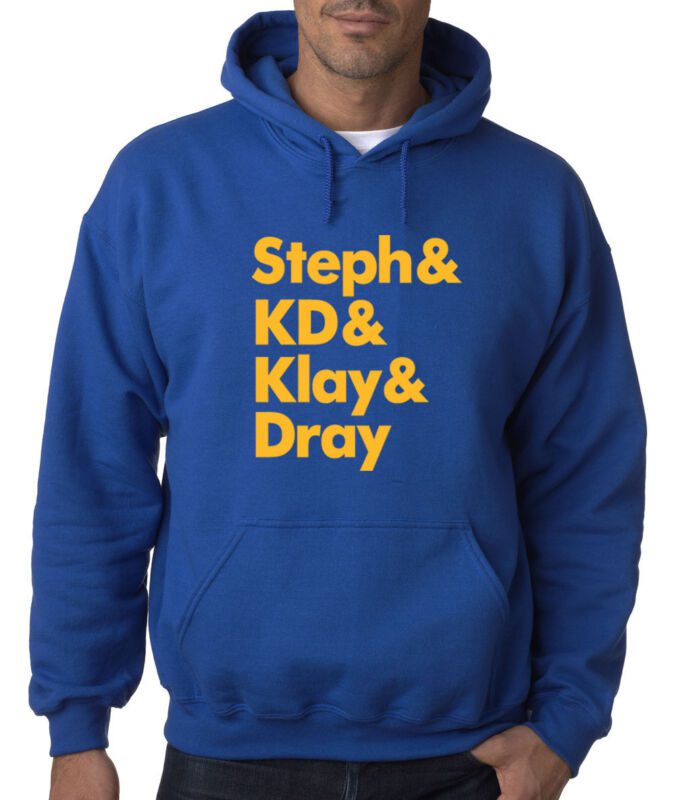 Golden-State-Warriors-Steph-Kd-Klay-Dray-Hooded-Sweatshirt-Unisex-Hoodie Golden State Warriors "Steph