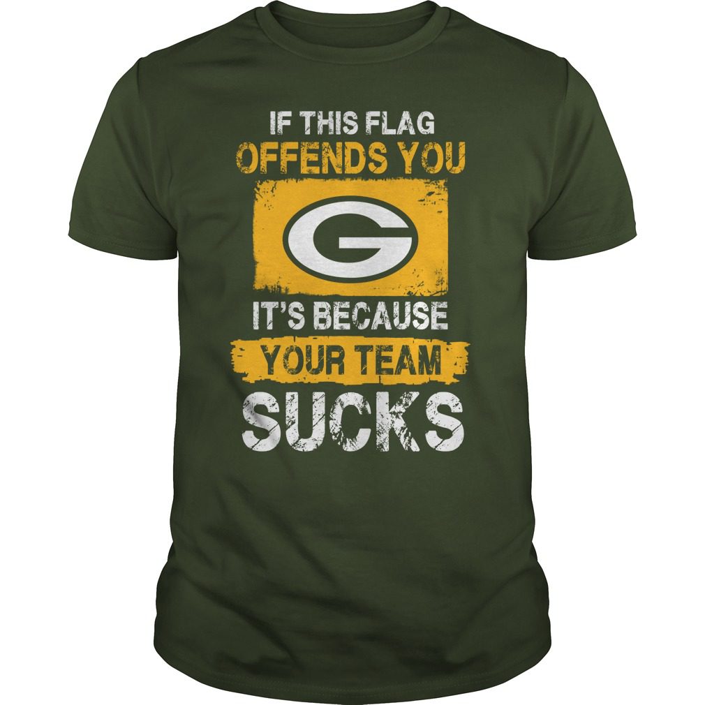 Green-Bay-Packers-If-This-Flag-Offends-You-It-is-Because-Your-Team-Sucks-Unisex-T-Shirt-Kid-T-Shirt-LTS3838 Green Bay Packers - If This Flag Offends You It is Because Your Team Sucks Unisex T-Shirt Kid T-Shirt LTS3838
