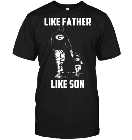Green-Bay-Packers-Like-Father-Like-Son-Unisex-T-Shirt-Kid-T-Shirt-LTS3758 Green Bay Packers Like Father Like Son Unisex T-Shirt Kid T-Shirt LTS3758