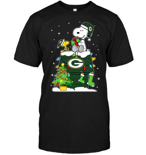 Green-Bay-Packers-Snoopy-amp-Woodstock-Christmas-Unisex-T-Shirt-Kid-T-Shirt-LTS3761 Green Bay Packers Snoopy & Woodstock Christmas Unisex T-Shirt Kid T-Shirt LTS3761