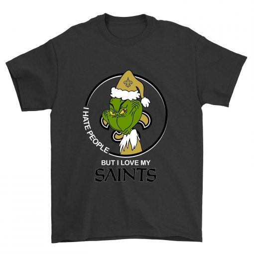Grinch-I-Hate-People-But-I-Love-My-Saints-New-Orleans-Saints-Unisex-T-Shirt-Kid-T-Shirt-LTS4535 Grinch I Hate People But I Love My Saints New Orleans Saints Unisex T-Shirt Kid T-Shirt LTS4535