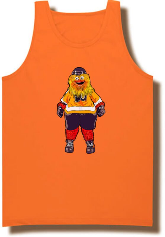 Gritty-Philadelphia-Flyers-Mascot-Claude-Giroux-Jakub-Voracek-Unisex-Tank-Top Gritty Philadelphia Flyers Mascot Claude Giroux Jakub Voracek Unisex Tank Top