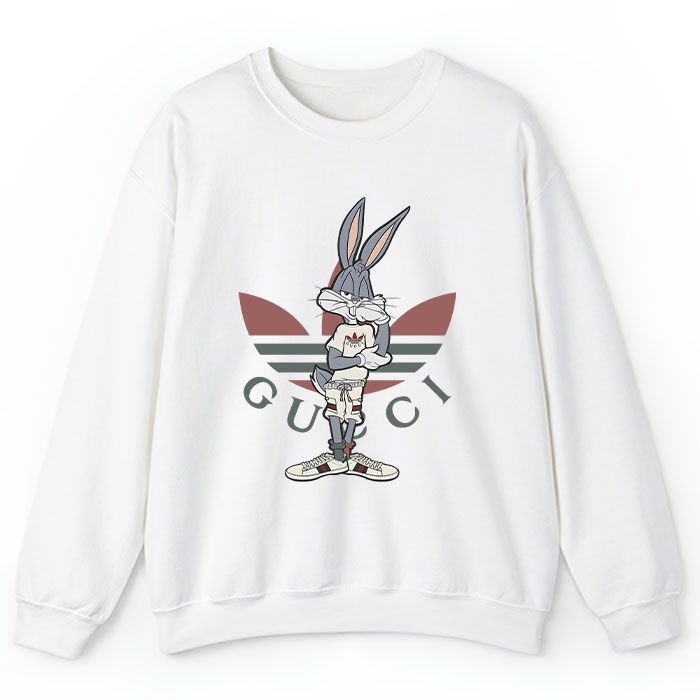 Gucci-Adidas-Bugs-Bunny-Crewneck-Sweatshirt-CSTB0402 Gucci Adidas Bugs Bunny Crewneck Sweatshirt CSTB0402