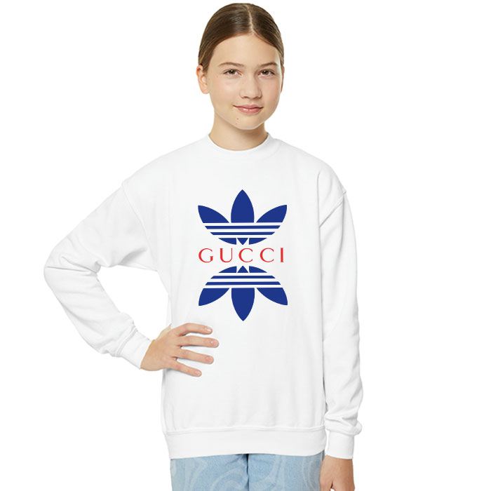 Gucci-Adidas-Logo-Crewneck-Sweatshirt-CSTB0338-3