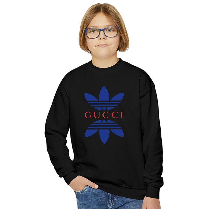 Gucci-Adidas-Logo-Crewneck-Sweatshirt-CSTB0338-5