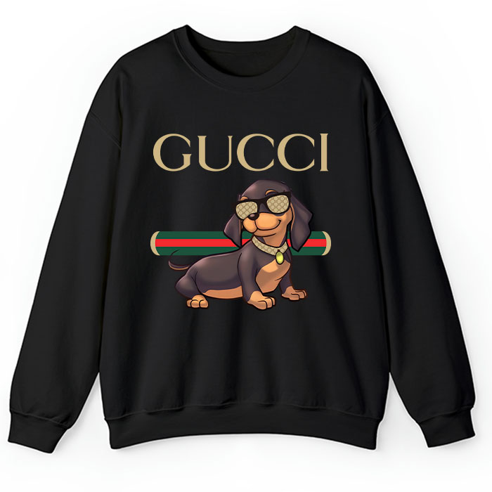 Gucci-Dachshund-Crewneck-Sweatshirt-CSTB0422 Gucci Dachshund Crewneck Sweatshirt CSTB0422