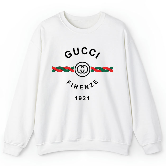 Gucci-Firenze-1921-Crewneck-Sweatshirt-CSTB0324 Gucci Firenze 1921 Crewneck Sweatshirt CSTB0324