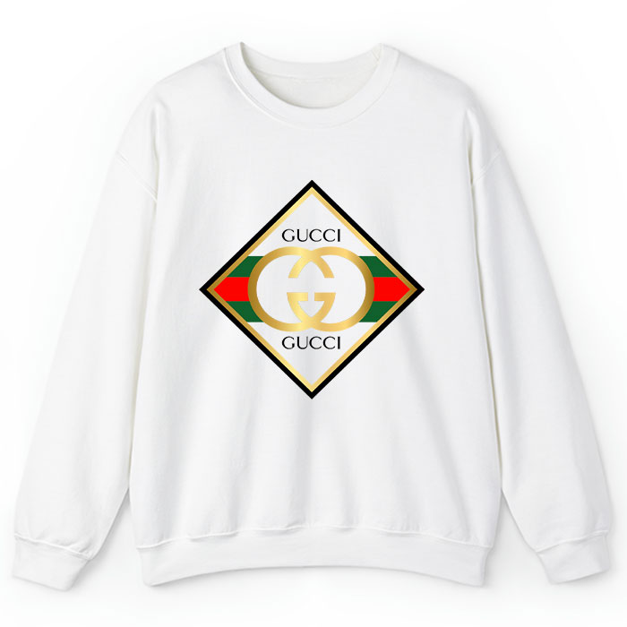 Gucci-Gold-Logo-Crewneck-Sweatshirt-CSTB0323 Gucci Gold Logo Crewneck Sweatshirt CSTB0323