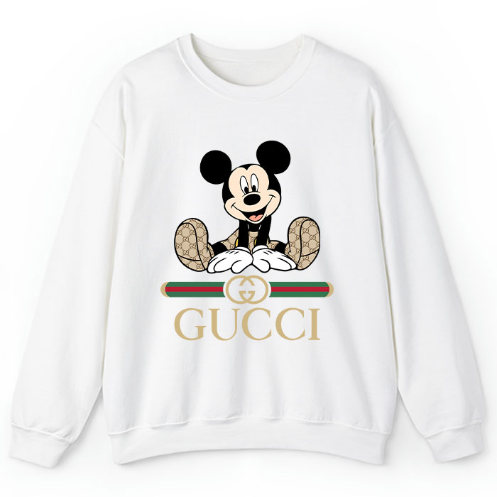 Gucci-Mickey-Mouse-Crewneck-Sweatshirt-CSTB0393 Gucci Mickey Mouse Crewneck Sweatshirt CSTB0393