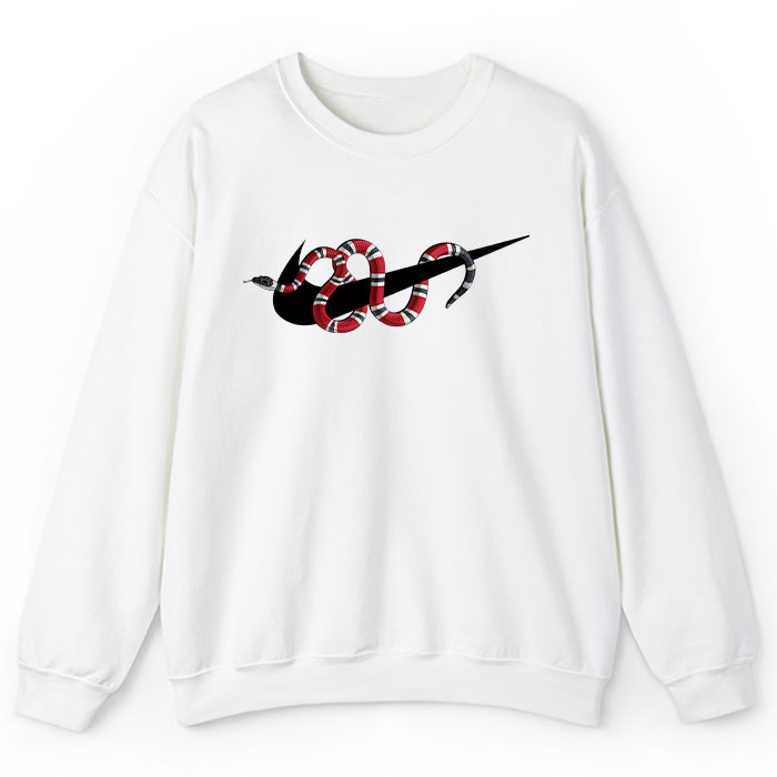 Gucci-Nike-Snake-Logo-Crewneck-Sweatshirt-CSTB0336 Gucci Nike Snake Logo Crewneck Sweatshirt CSTB0336