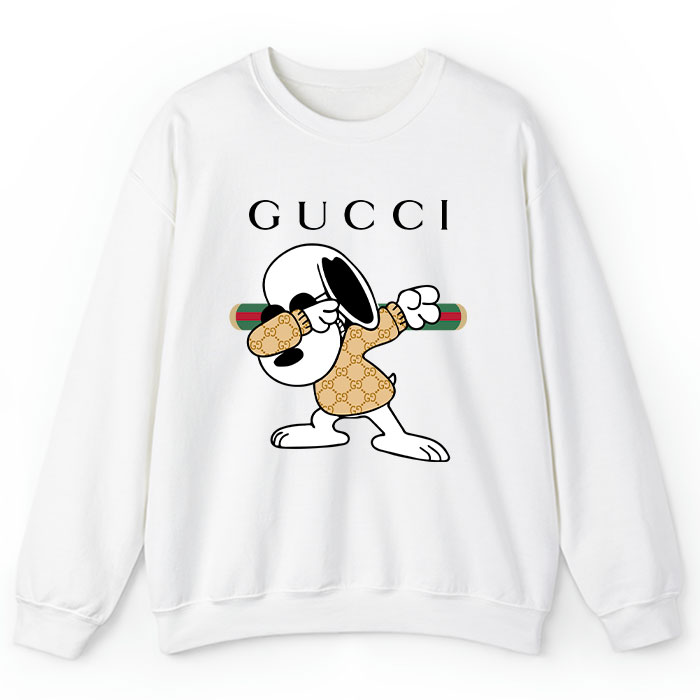 Gucci-Snoopy-Dabbing-Crewneck-Sweatshirt-CSTB0420 Gucci Snoopy Dabbing Crewneck Sweatshirt CSTB0420