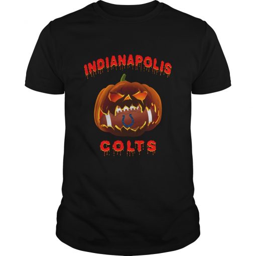 Halloween-Pumpkin-Indianapolis-Colts-Unisex-T-Shirt-Kid-T-Shirt-LTS2408 Halloween Pumpkin Indianapolis Colts Unisex T-Shirt Kid T-Shirt LTS2408