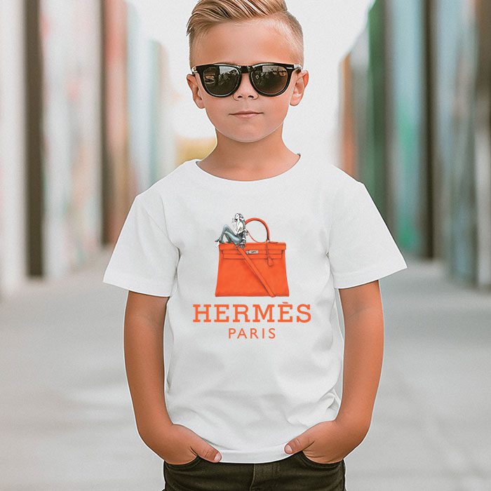 Hermes-Paris-Bags-Kelly-Unisex-T-Shirt-TTB1468-5