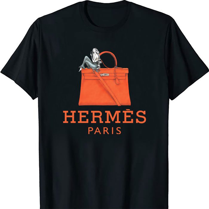 Hermes-Paris-Bags-Kelly-Unisex-T-Shirt-TTB1468 Hermes Paris Bags Kelly Unisex T-Shirt TTB1600
