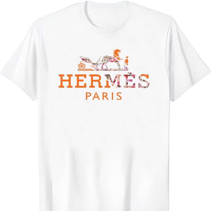 Hermes-Paris-Flower-Unisex-T-Shirt-TTB1466-1