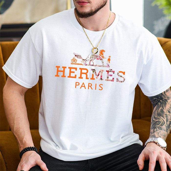 Hermes-Paris-Flower-Unisex-T-Shirt-TTB1466-3