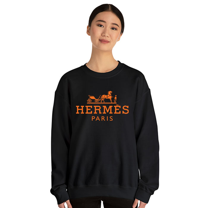 Hermes-Paris-Horse-Original-Logo-Crewneck-Sweatshirt-CSTB0475-4