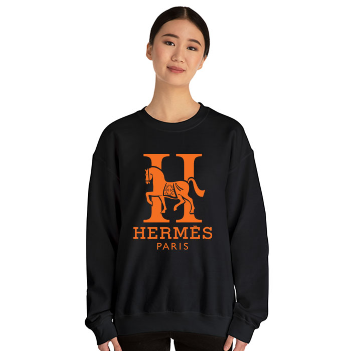 Hermes-Paris-Horse-Original-Logo-Crewneck-Sweatshirt-CSTB0483-4