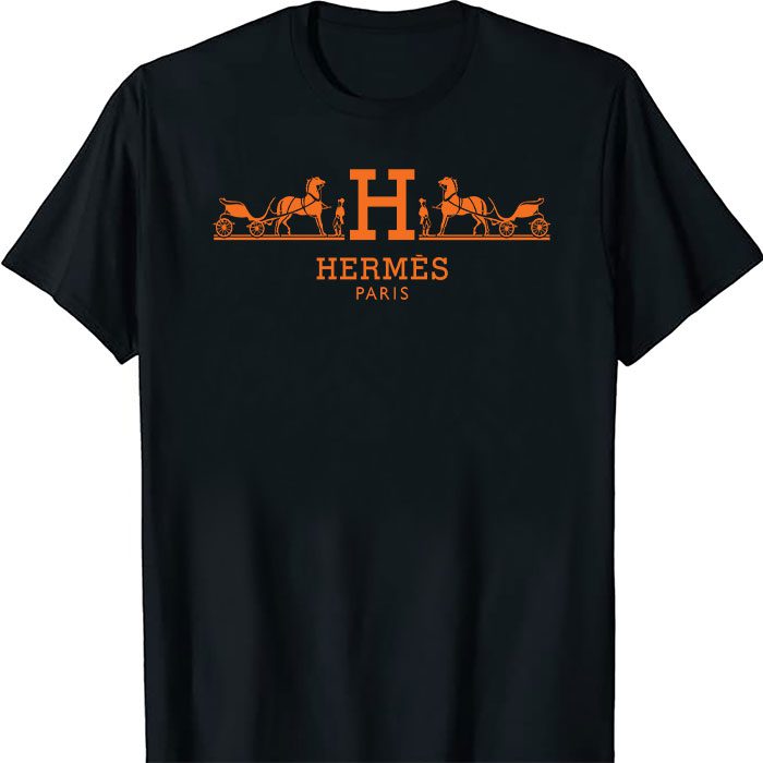 Hermes-Paris-Horse-Original-Logo-Unisex-T-Shirt-TTB1470 Hermes Paris Horse Original Logo Unisex T-Shirt TTB1602