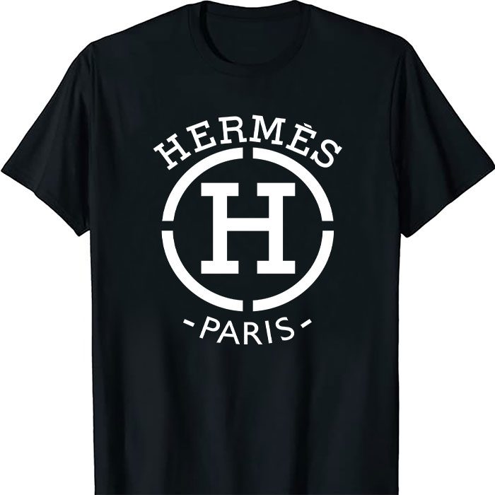 Hermes-Paris-Logo-Unisex-T-Shirt-TTB1471 Hermes Paris Logo Unisex T-Shirt TTB1603