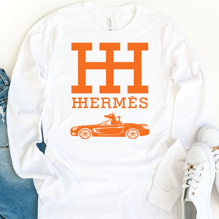 Hermes-Paris-Rolls-Royce-Kid-Tee-Unisex-Longsleeve-Shirt-LTB0570-1