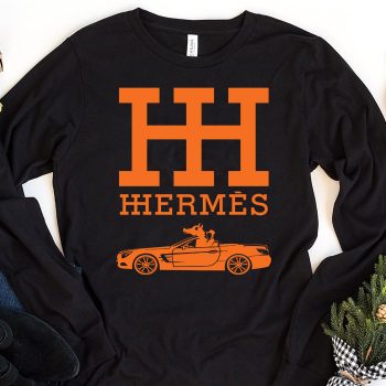 Hermes Paris Rolls Royce Kid Tee Unisex Longsleeve Shirt LTB0570