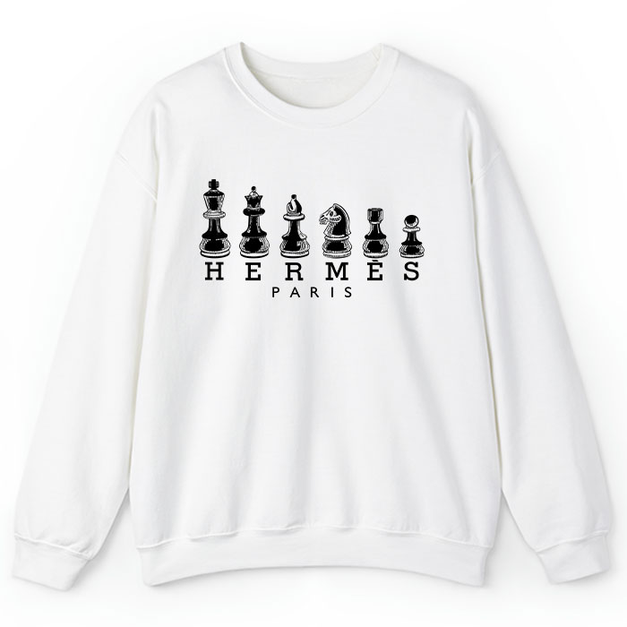 Hermes-Paris-Seahorses-Crewneck-Sweatshirt-CSTB0479 Hermes Paris Seahorses Crewneck Sweatshirt CSTB0479