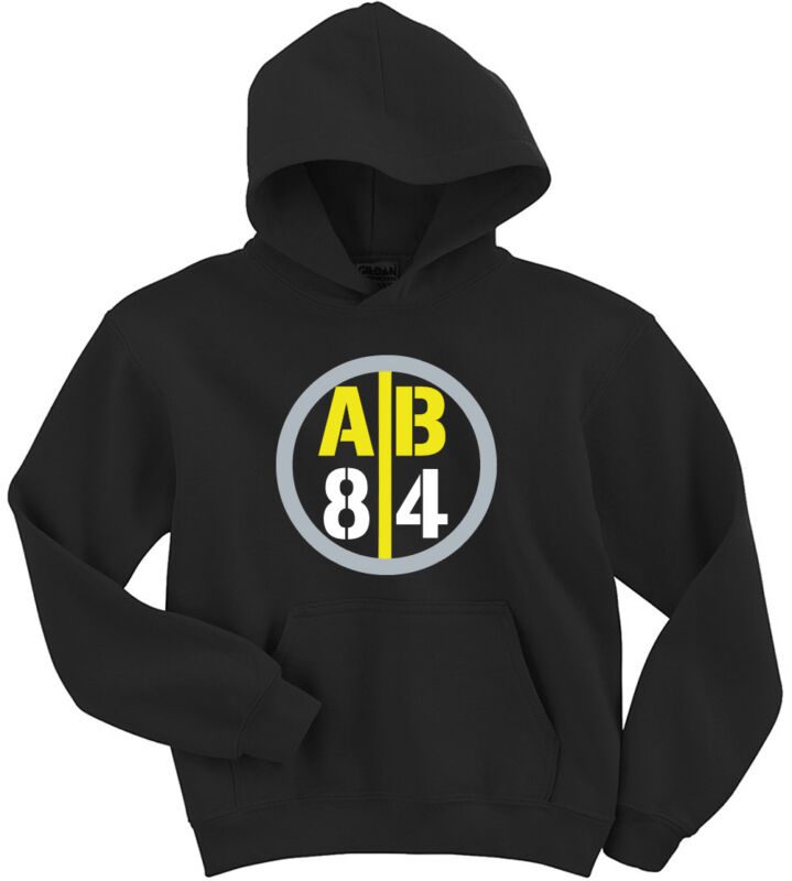 Hooded-Sweatshirt-Unisex-Hoodie-Antonio-Brown-Pittsburgh-Steelers-Ab84 Hooded Sweatshirt Unisex Hoodie Antonio Brown Pittsburgh Steelers Ab84