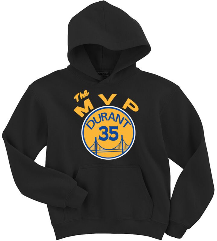 Hooded-Sweatshirt-Unisex-Hoodie-Kevin-Durant-Golden-State-Warriors-Black Hooded Sweatshirt Unisex Hoodie Kevin Durant Golden State Warriors Black