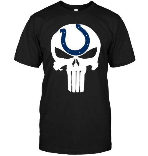 Indianapolis-Colts-Punisher-Unisex-T-Shirt-Kid-T-Shirt-LTS2426 Indianapolis Colts Punisher Unisex T-Shirt Kid T-Shirt LTS2426