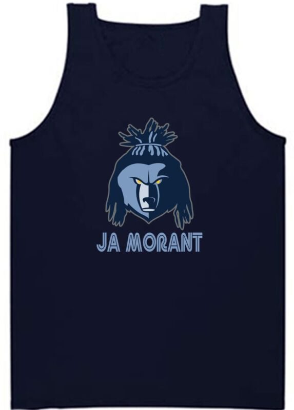 Ja-Morant-Memphis-Grizzlies-Hair-Up-Unisex-Tank-Top Ja Morant Memphis Grizzlies Hair Up Unisex Tank Top