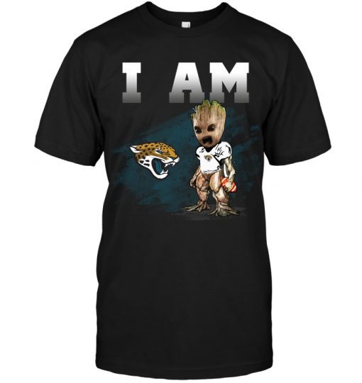 Jacksonville-Jaguars-I-Am-Groot-Unisex-T-Shirt-Kid-T-Shirt-LTS2702 Jacksonville Jaguars I Am Groot Unisex T-Shirt Kid T-Shirt LTS2702