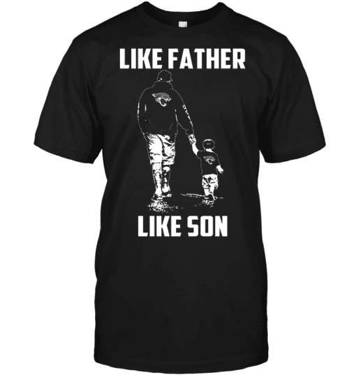 Jacksonville-Jaguars-Like-Father-Like-Son-Unisex-T-Shirt-Kid-T-Shirt-LTS2703 Jacksonville Jaguars Like Father Like Son Unisex T-Shirt Kid T-Shirt LTS2703