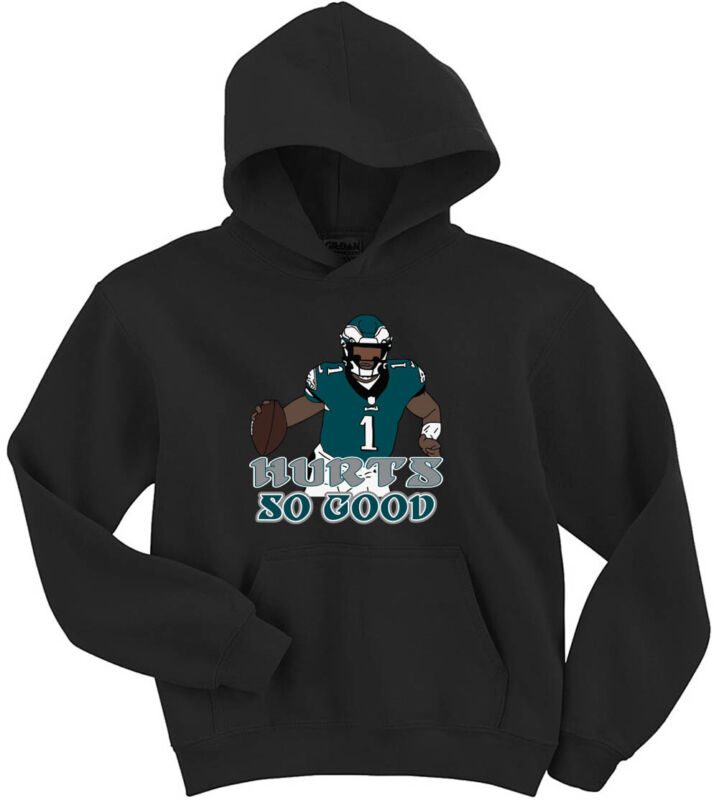 Jalen-Hurts-Philadelphia-Eagles-Philly-Hurts-So-Good-Crew-Hooded-Sweatshirt-Unisex-Hoodie Jalen Hurts Philadelphia Eagles Philly Hurts So Good Crew Hooded Sweatshirt Unisex Hoodie