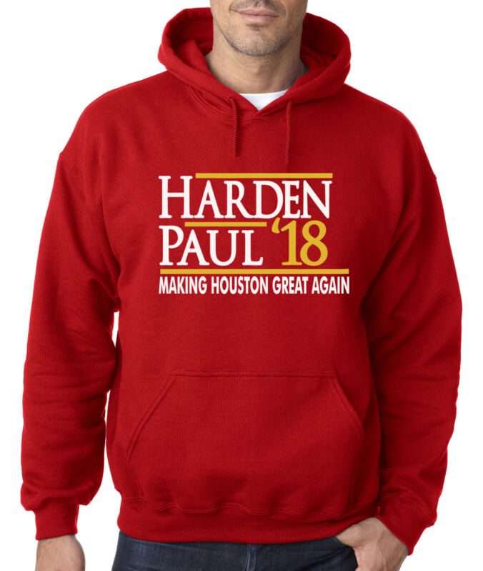 James-Harden-Houston-Rockets-Harden-Paul-18-Hooded-Sweatshirt-Unisex-Hoodie James Harden Houston Rockets "Harden Paul 18" Hooded Sweatshirt Unisex Hoodie