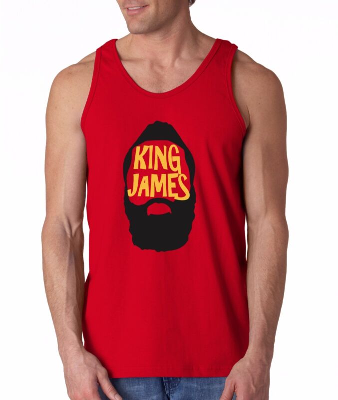 James-Harden-Houston-Rockets-King-James-Unisex-Tank-Top James Harden Houston Rockets "King James" Unisex Tank Top