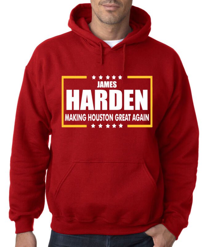 James-Harden-Houston-Rockets-Making-Houston-Great-Again-Hooded-Sweatshirt-Hoodie James Harden Houston Rockets Making Houston Great Again Hooded Sweatshirt Hoodie