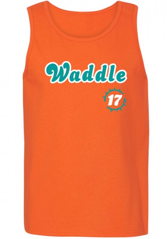 Jaylen-Waddle-Miami-Dolphins-17-Logo-Unisex-Tank-Top Jaylen Waddle Miami Dolphins 17 Logo Unisex Tank Top