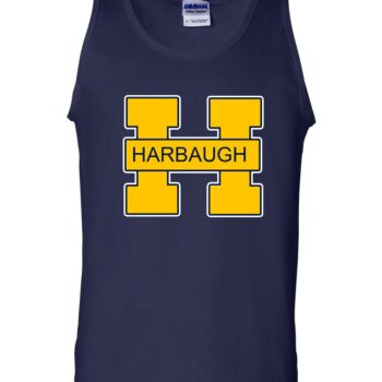 Jim John Harbaugh Michigan Wolverines Fire Brady Hoke Unisex Tank Top