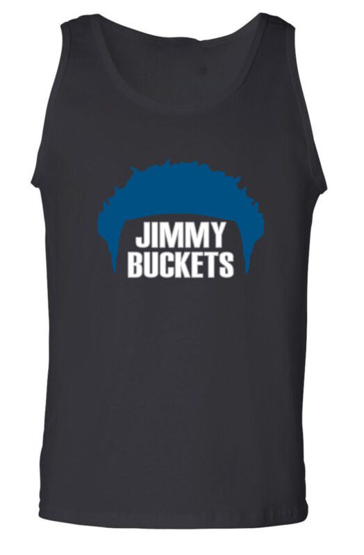Jimmy-Butler-Minnesota-Timberwolves-Buckets-Hair-Unisex-Tank-Top Jimmy Butler Minnesota Timberwolves "Buckets Hair" Unisex Tank Top