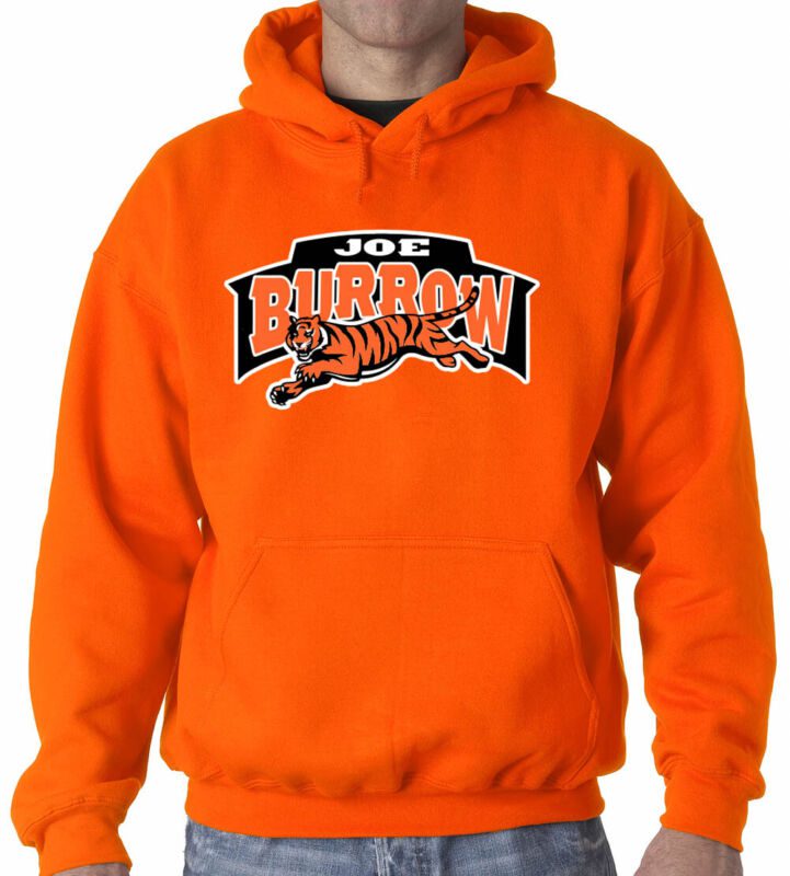 Joe-Burrow-Cincinnati-Bengals-Logo-Crew-Hooded-Sweatshirt-Unisex-Hoodie Joe Burrow Cincinnati Bengals Logo Crew Hooded Sweatshirt Unisex Hoodie