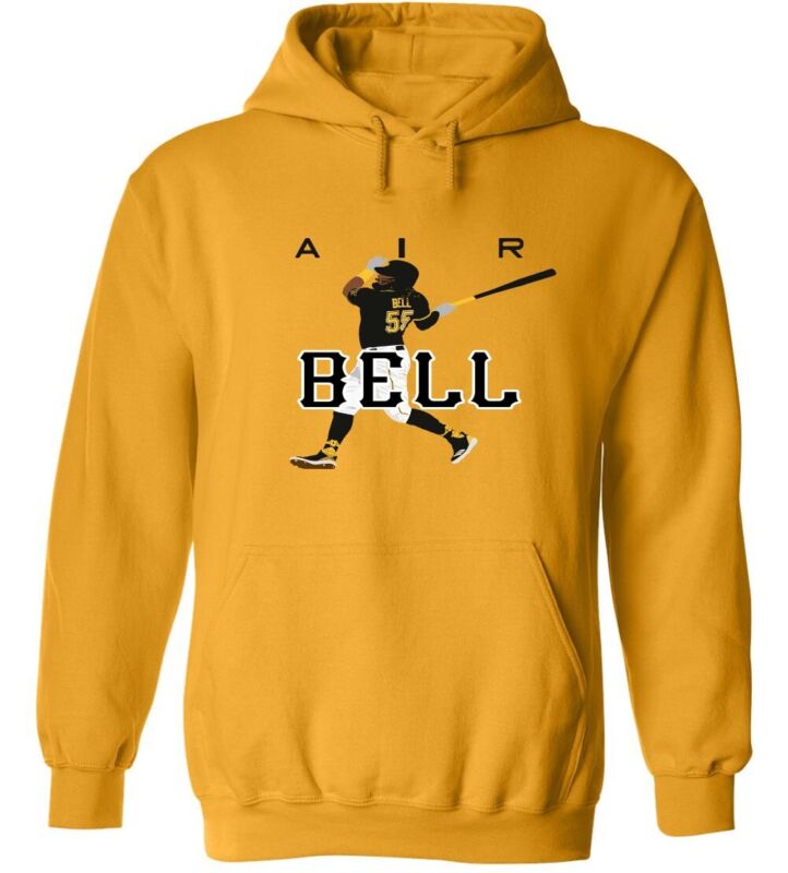 Josh-Bell-Pittsburgh-Pirates-Air-Hooded-Sweatshirt-Unisex-Hoodie Josh Bell Pittsburgh Pirates "Air" Hooded Sweatshirt Unisex Hoodie