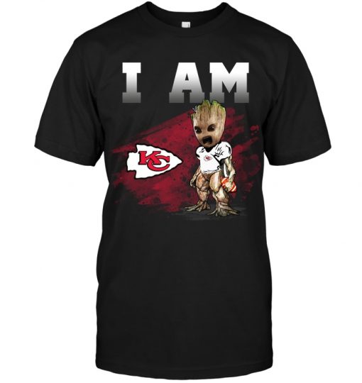 Kansas-City-Chiefs-I-Am-Groot-Unisex-T-Shirt-Kid-T-Shirt-LTS2974 Kansas City Chiefs I Am Groot Unisex T-Shirt Kid T-Shirt LTS2974