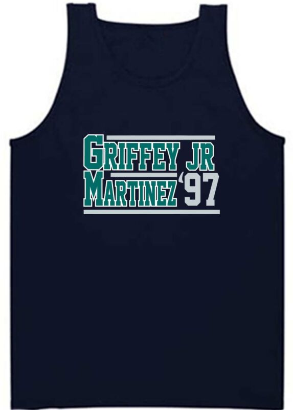 Ken-Griffey-Jr-Edgar-Martinez-Seattle-Mariners-1997-Unisex-Tank-Top Ken Griffey Jr Edgar Martinez Seattle Mariners 1997 Unisex Tank Top