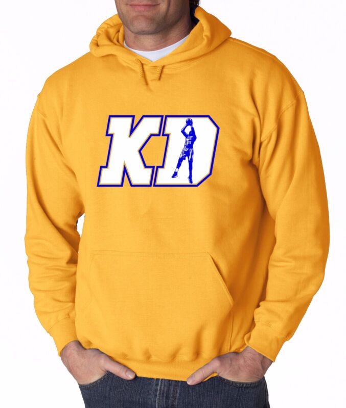 Kevin-Durant-Golden-State-Warriors-Logo-Hooded-Sweatshirt-Hoodie Kevin Durant Golden State Warriors "Logo" Hooded Sweatshirt Hoodie