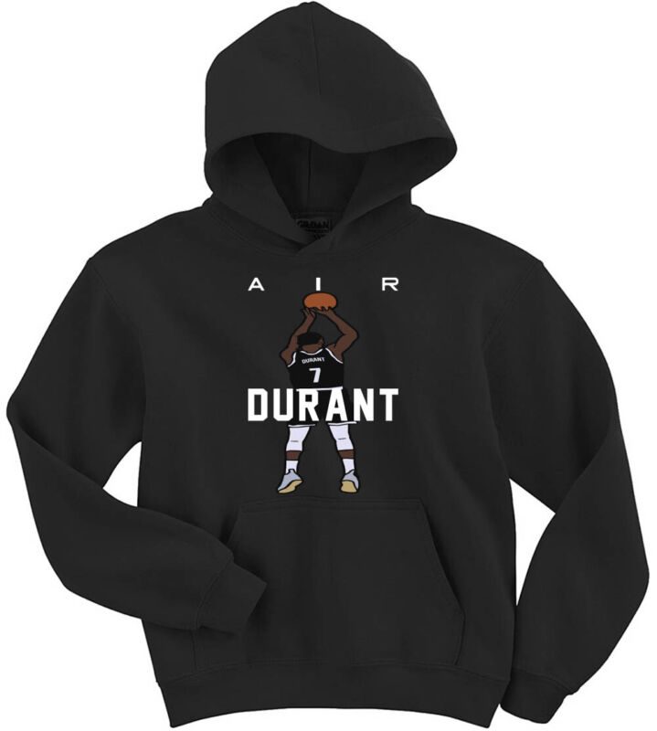 Kevin-Durant-New-Brooklyn-Nets-Air-Hooded-Sweatshirt-Unisex-Hoodie Kevin Durant New Brooklyn Nets "Air" Hooded Sweatshirt Unisex Hoodie